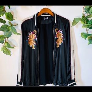 🐯🐾Cute Embroidered Bomber Jacket